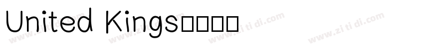 United Kings字体转换